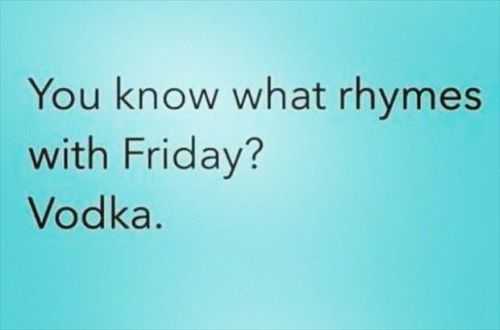what rhymes with friday
