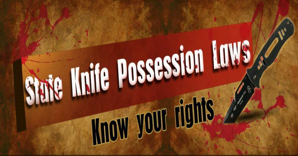 State Knife Carry Laws Great Infographic