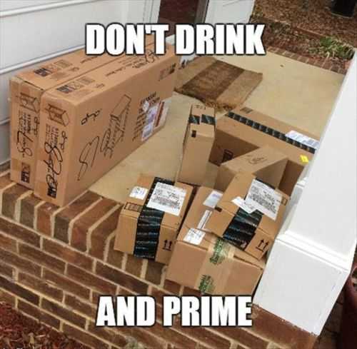 dont drink and prime