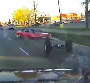 Dodge Dart Falls Apart While Attempting To Show Off featured