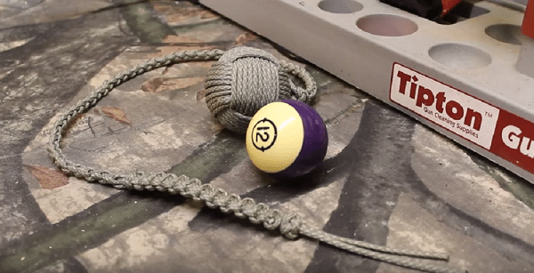 How To Make The Giant Gorilla A Huge Paracord Self Defense Monkey Fist Picture 1