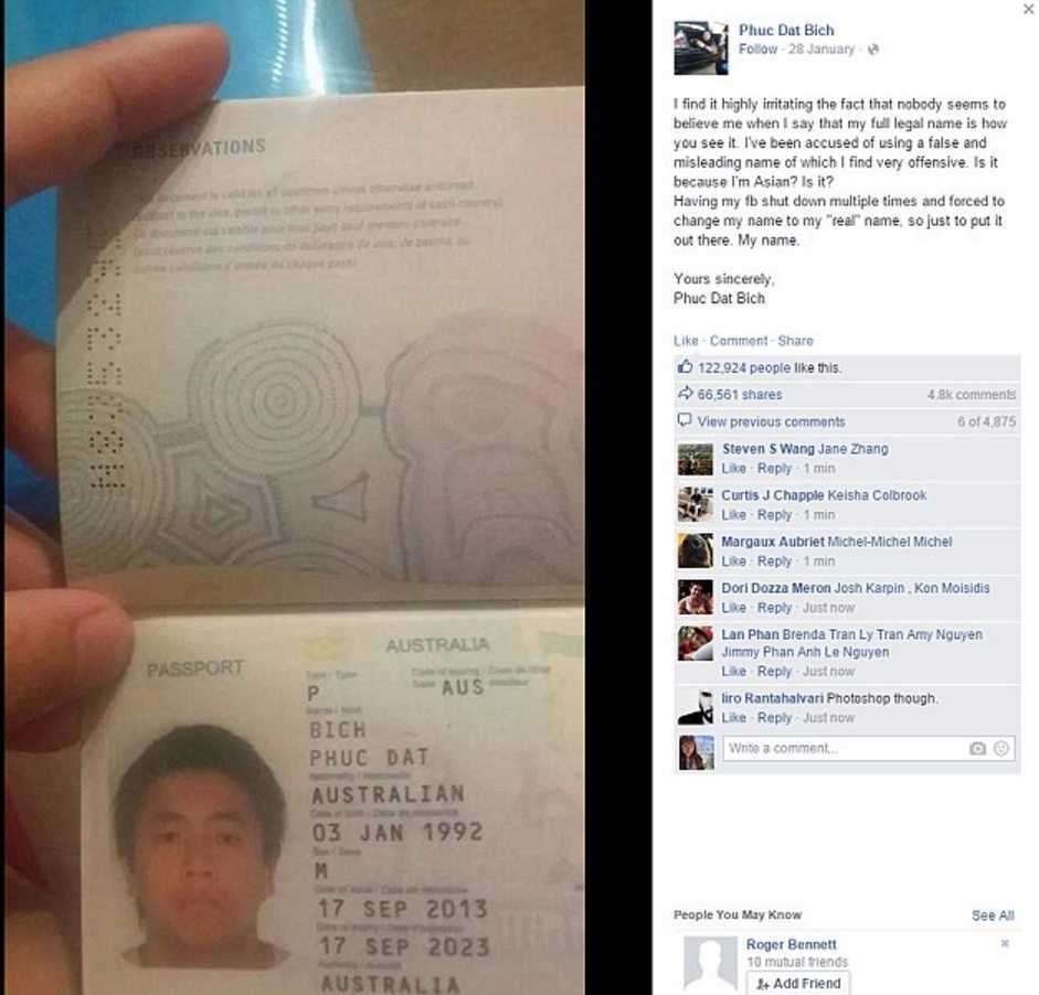 Man Named Phuc Dat Bich Got Banned From Facebook Rant Quickly Follows Pics 3