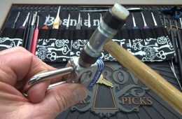 How To Open A Master Lock In Seconds  With Just A Small Hammer Featured