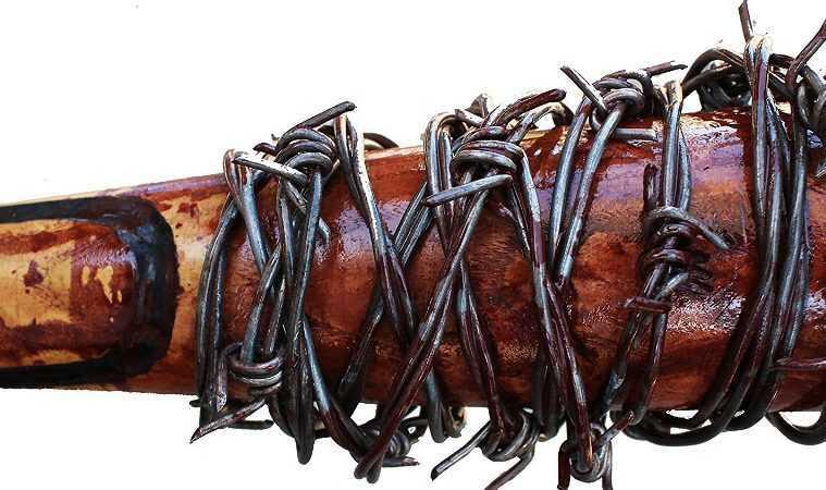Negan’s Barbed Wire Bat Lucille Replica Featured