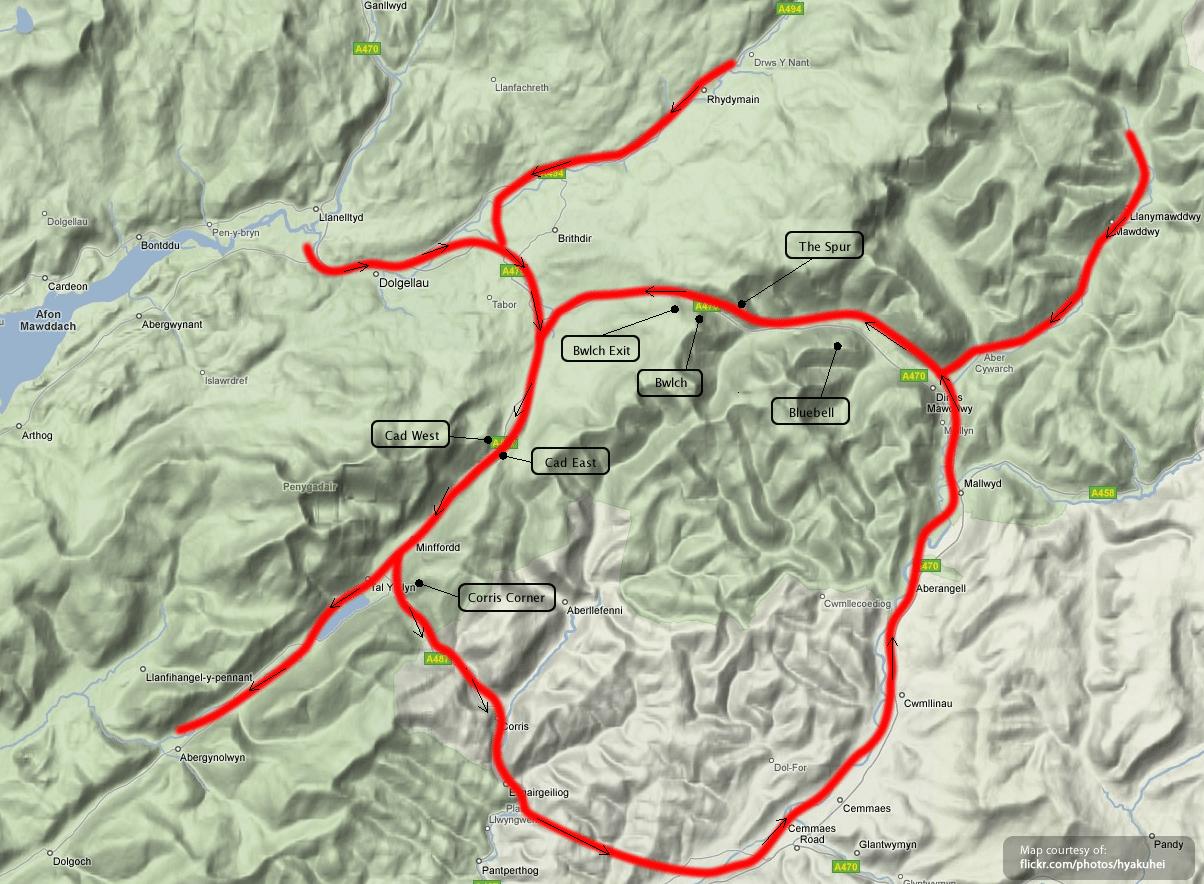 map of the mach loop