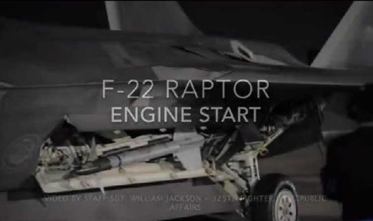 F22 Raptor Starting Its Engines Videos Featured