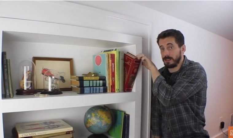 How To Make A Bookcase Secret Door