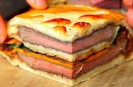 How To Make An Amazing 7 Layer Steak Sandwich Video Featured