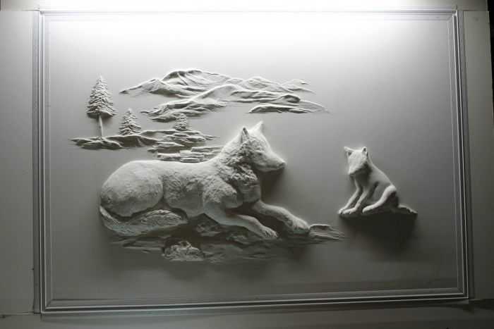 Pretty Amazing Drywall Art - Meet Bernie Mitchell pictures 002