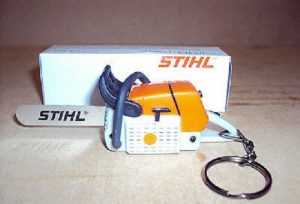 Stihl Battery Operated Chainsaw Keychain  With Sounds featured