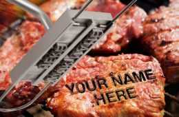 Bbq Branding Iron With Changeable Letters Featured