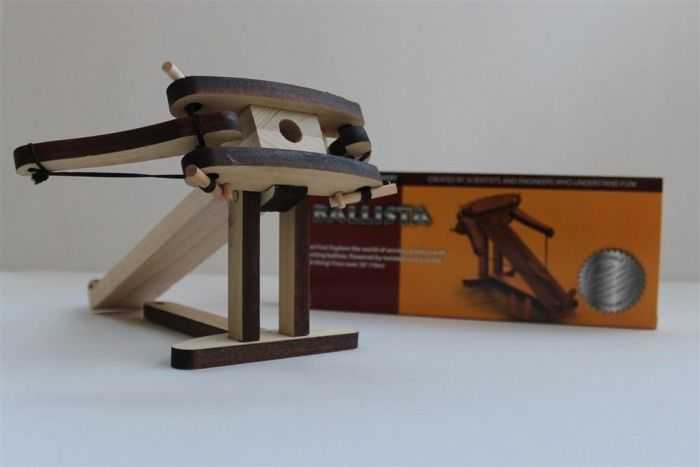 Diy Miniature Wooden Ballista Kit Pictures 006