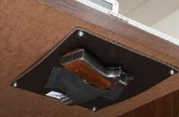 Under The Desk Pistol Holster Featured