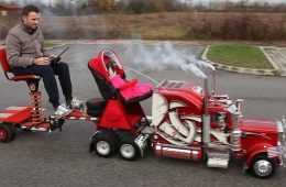 Epic Rc Peterbilt 359  Oh And It'S A Baby Stroller Featured