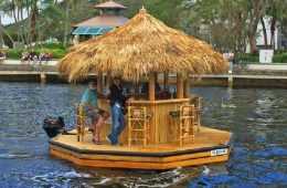 Crusin Tiki  Get Your Own Tiki Bar Boat