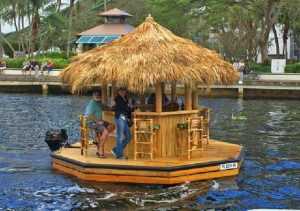 Crusin Tiki  Get Your Own Tiki Bar Boat