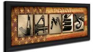 Epic Personalized Firearm Art  Spell Your Name With Firearms featured