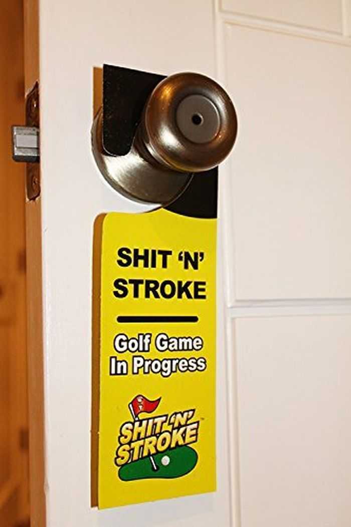 Shit N Stroke Potty Putter Bathroom Golf Kit 001