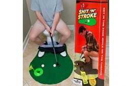 Shit N Stroke Potty Putter Bathroom Golf Kit 003 Featured