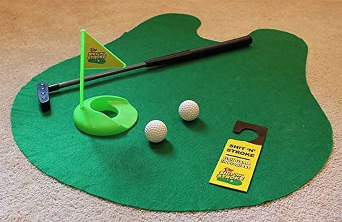 Shit N Stroke Potty Putter Bathroom Golf Kit 003