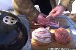 Bacon Wrapped Fireball Meatballs 2