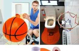 Slam Dunk Toilet Bathroom Set Featured 4