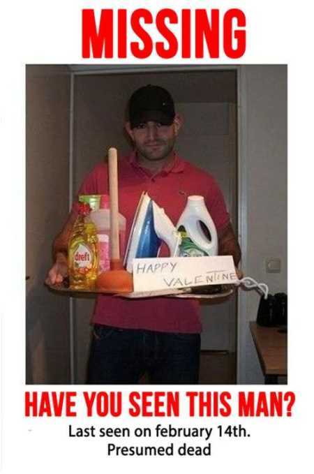 missing man valentines day