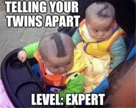 telling your twins apart. how to tell your twins apart