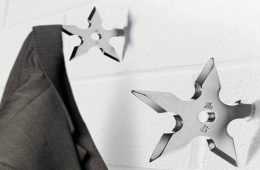 Ninja Star Coat Hangers Featured