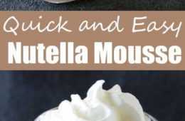 Quick And Easy Nutella Mousse