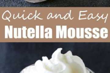 Quick And Easy Nutella Mousse