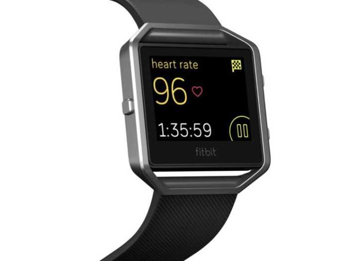 Fitbit Blaze Smartwatch In Black And Silver review 401