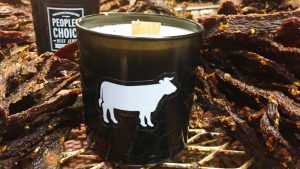 People's Choice Beef Jerky Scented Candle price and review featured