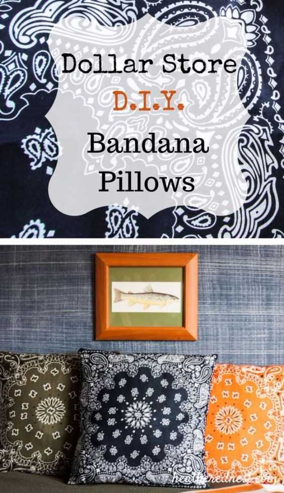 diy dollar store pillows