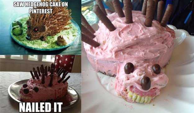 hedgehog cake