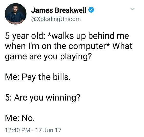 paying bills