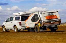Rear View Shot Of The Tvan Camper Trailer