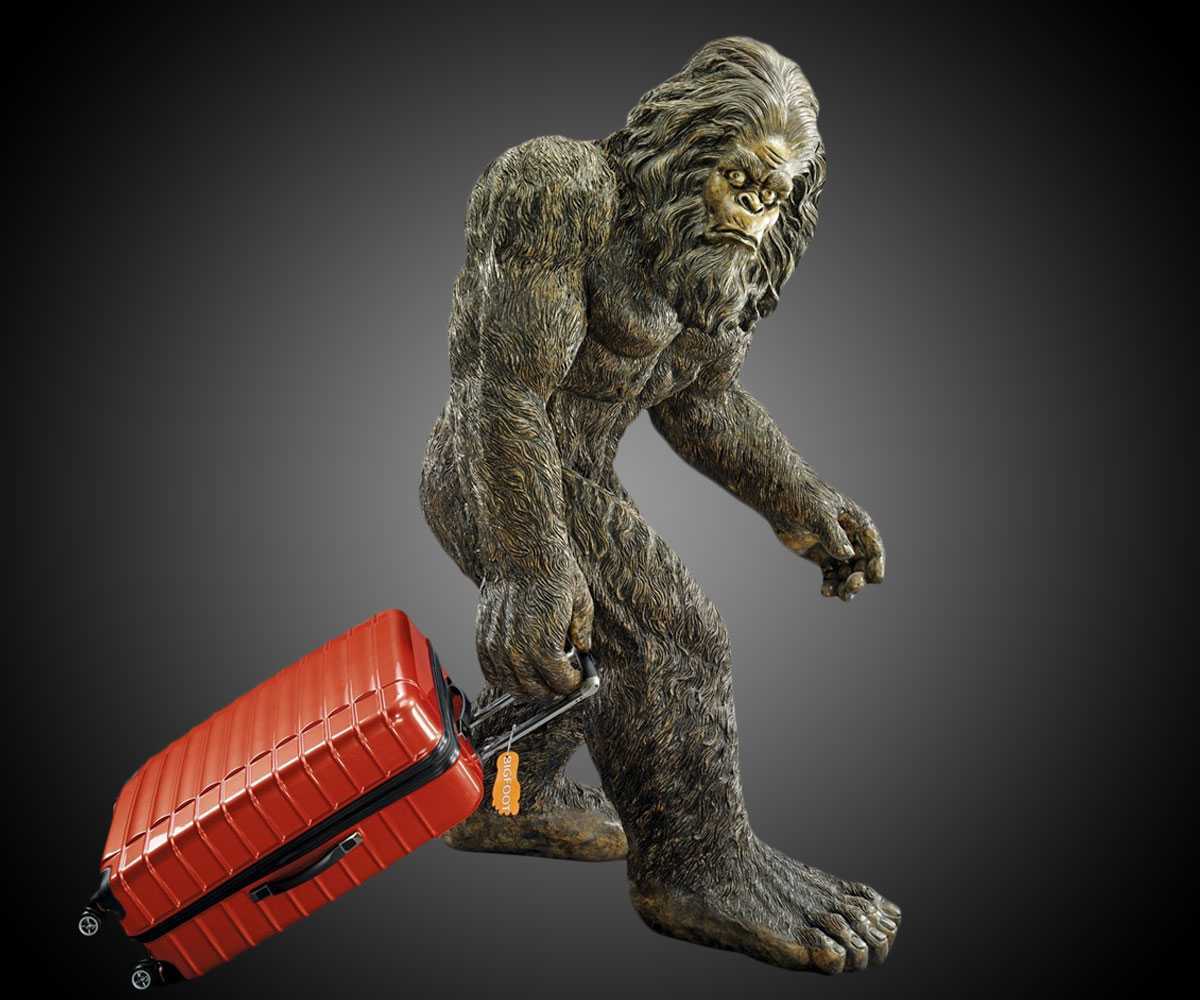 resin bigfoot statue