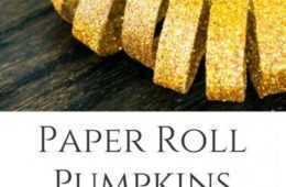 Diy Paperrollpumpkins