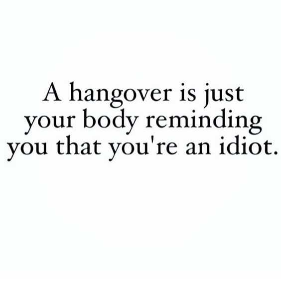 hangover idiot