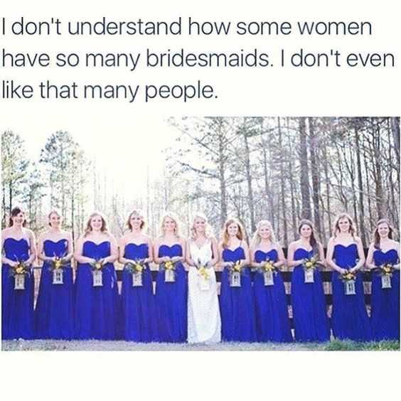 introvert bridesmaids