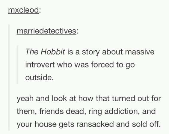 introvert hobbit