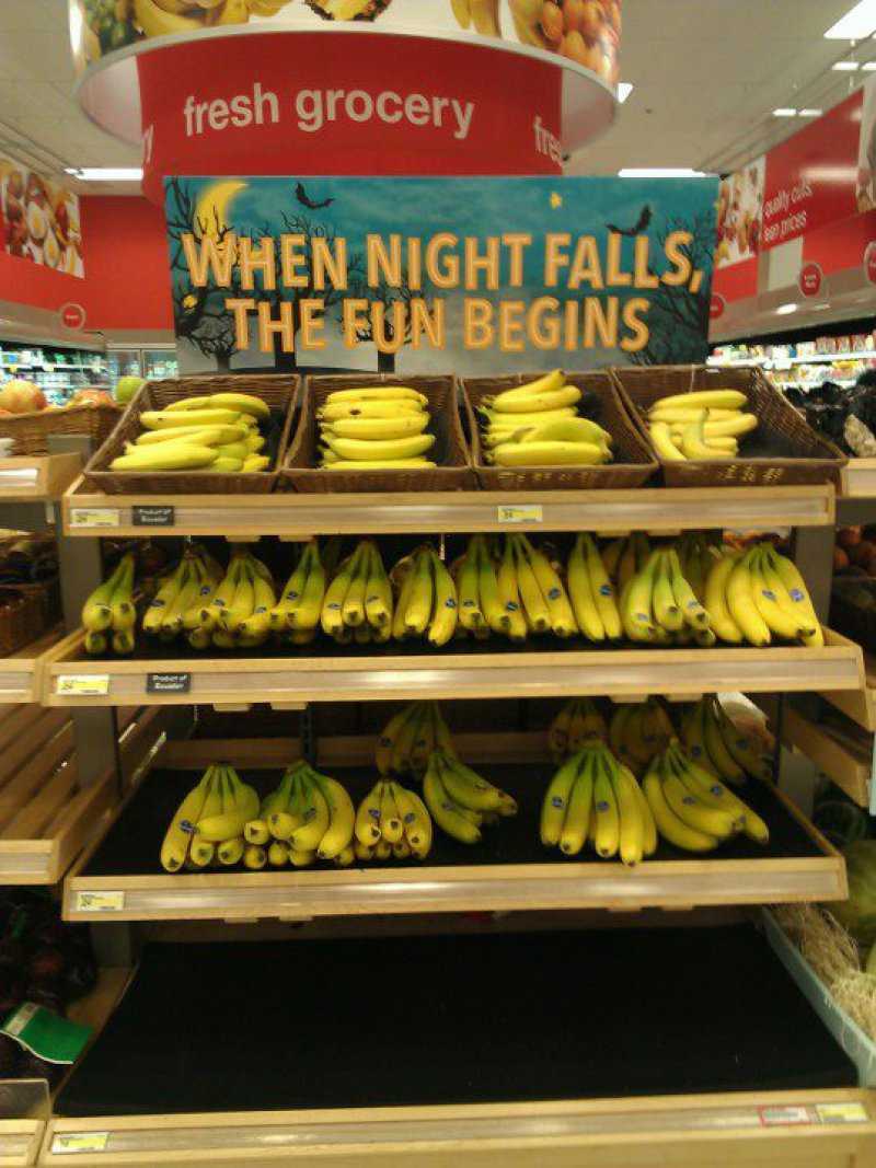 funnysign bananas