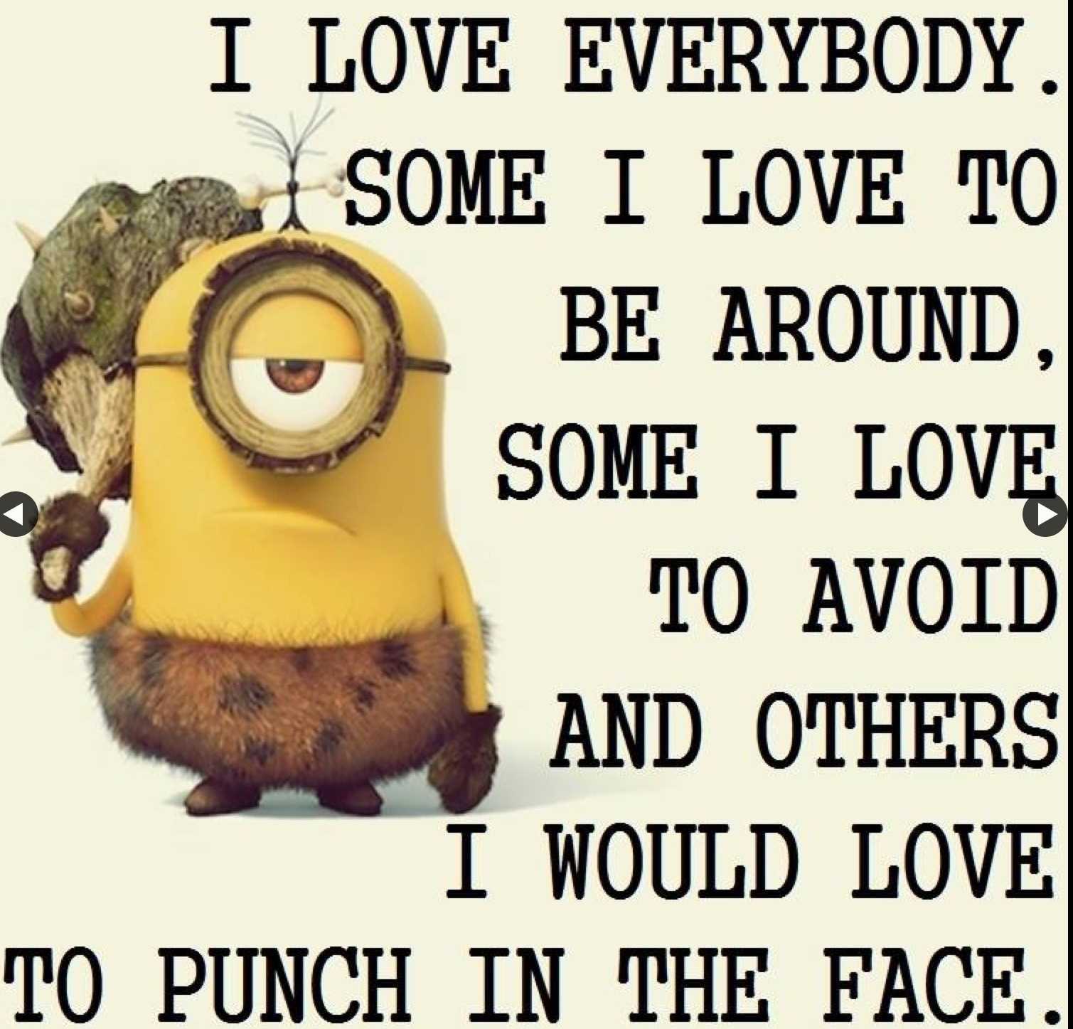 Funny Love Minion Quotes / Cute collection of funny, motivational ...