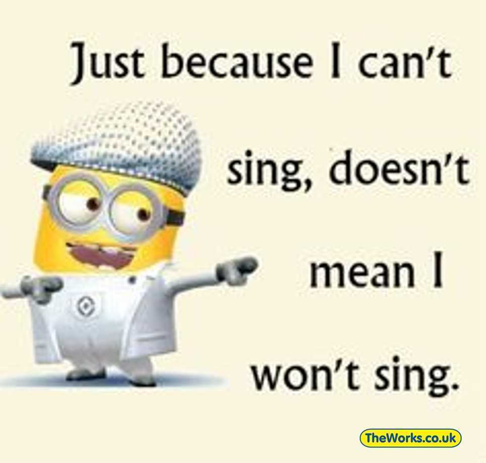 funny minion pics 1  sing