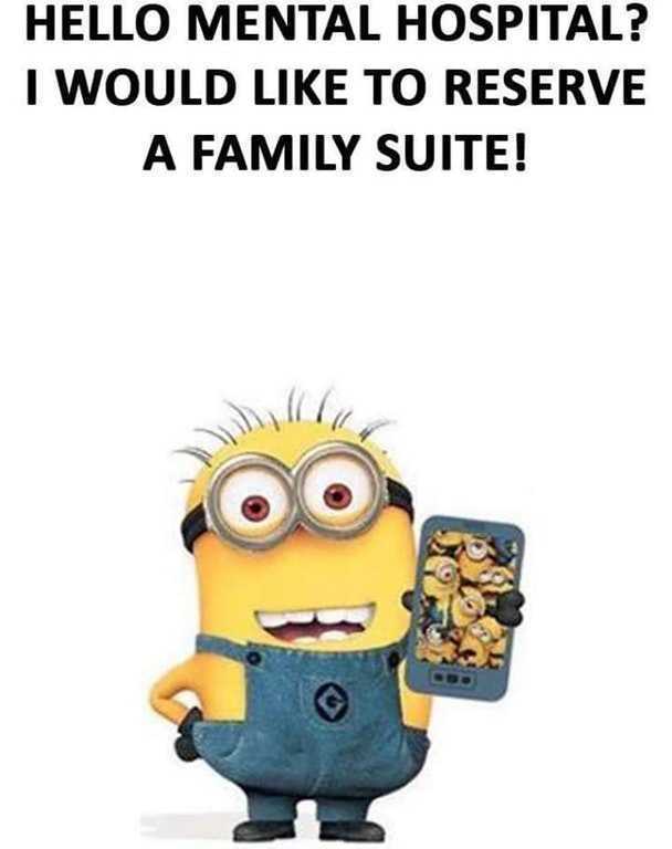 Funny minion pics 4  mental hospital