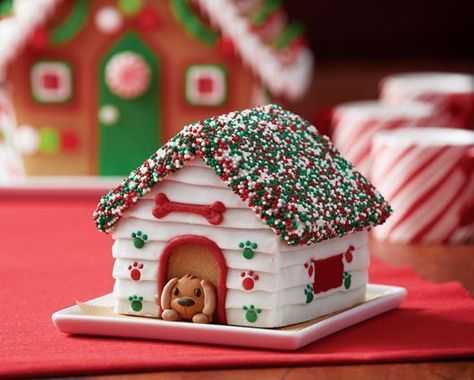 ginger bread dog house idea