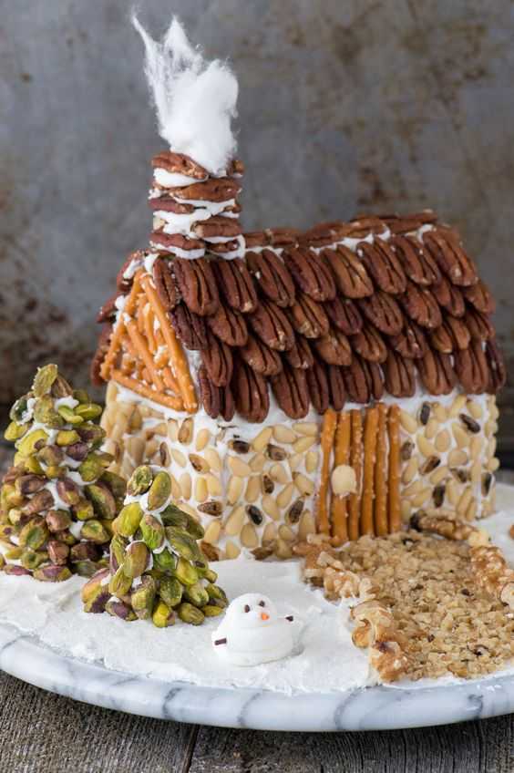 rustic look ginger bread house hack