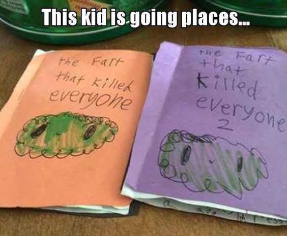 funny kids fart book