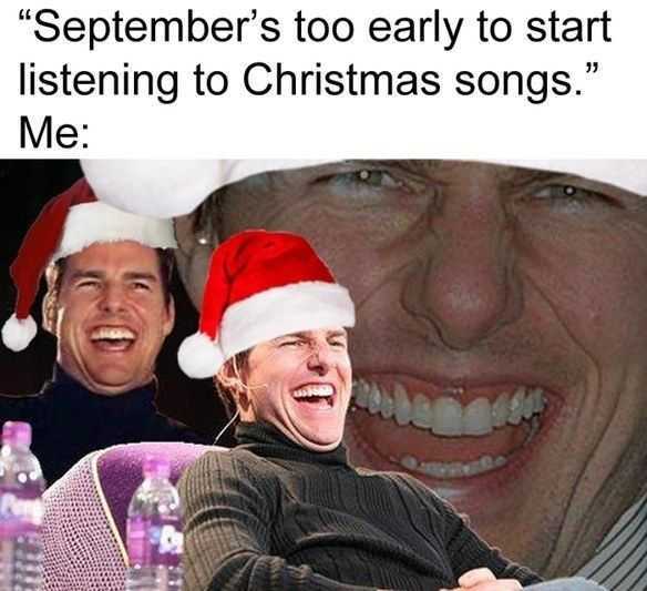 christmas too soon meme  falalala don't